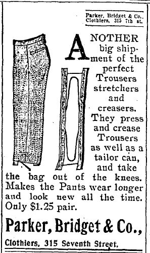 Image 6. Trousers Strecher and Creaser.