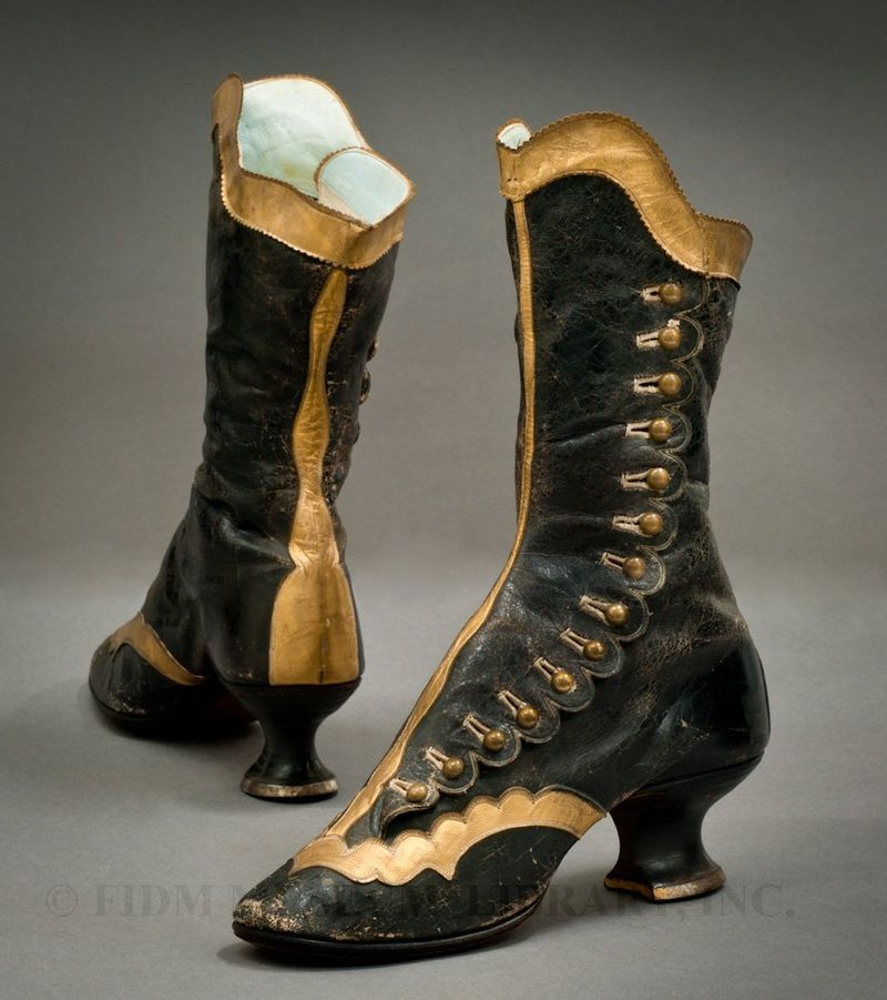 Victorian Men's Button Boots - Etsy