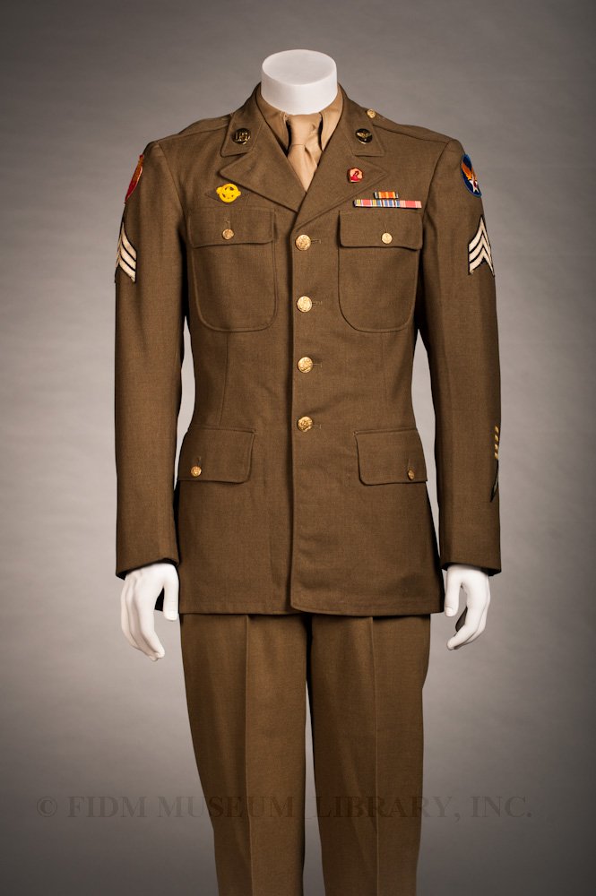 United States Army Air Forces dress uniform, c. 1943 - FIDM Museum
