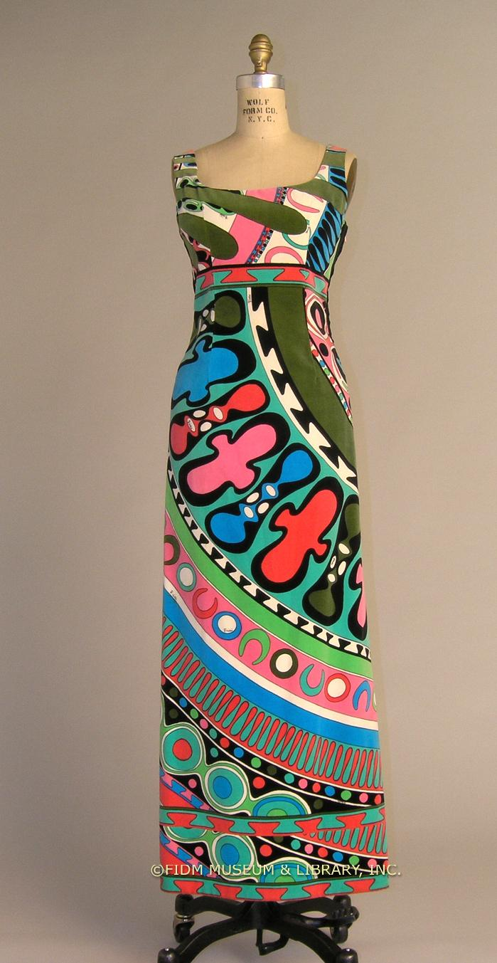1960's Emilio Pucci Butterfly Printed Dress