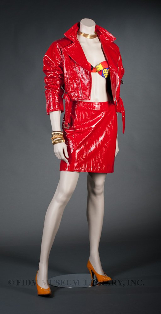 Gianni Versace Leather Mini Dress