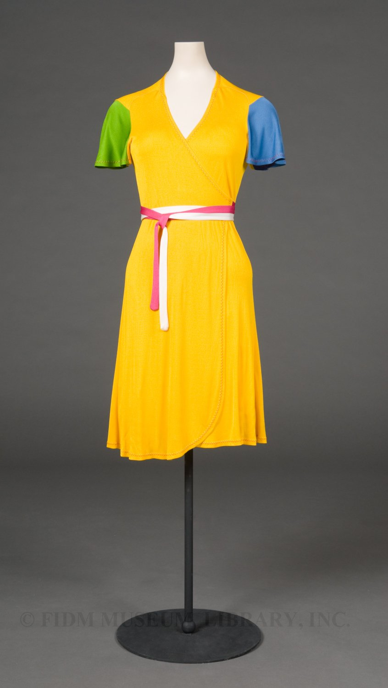 From the Archives: Stephen Burrows wrap dress - FIDM Museum