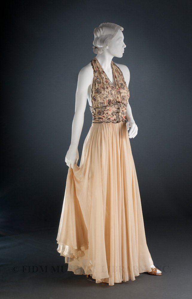 Vionnet 1930's Bias Cut Evening Dress - PATTERN CUTTER for stage and screen  productions.