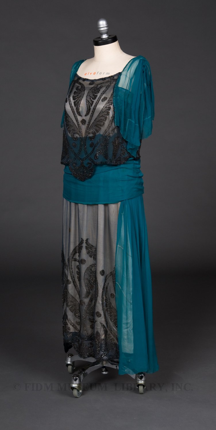 Evening gown, 1919-1920 - FIDM Museum