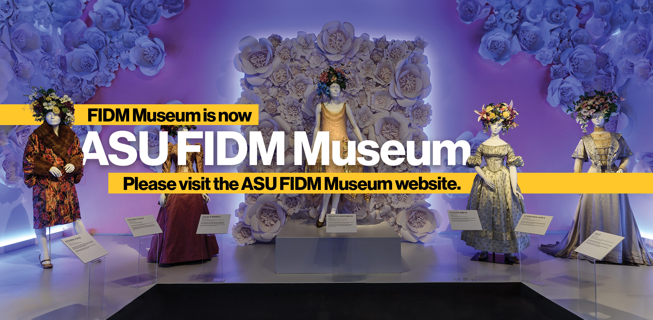 FIDM Museum is now ASU FIDM Museum. Please visit the ASU FIDM Museum website.
